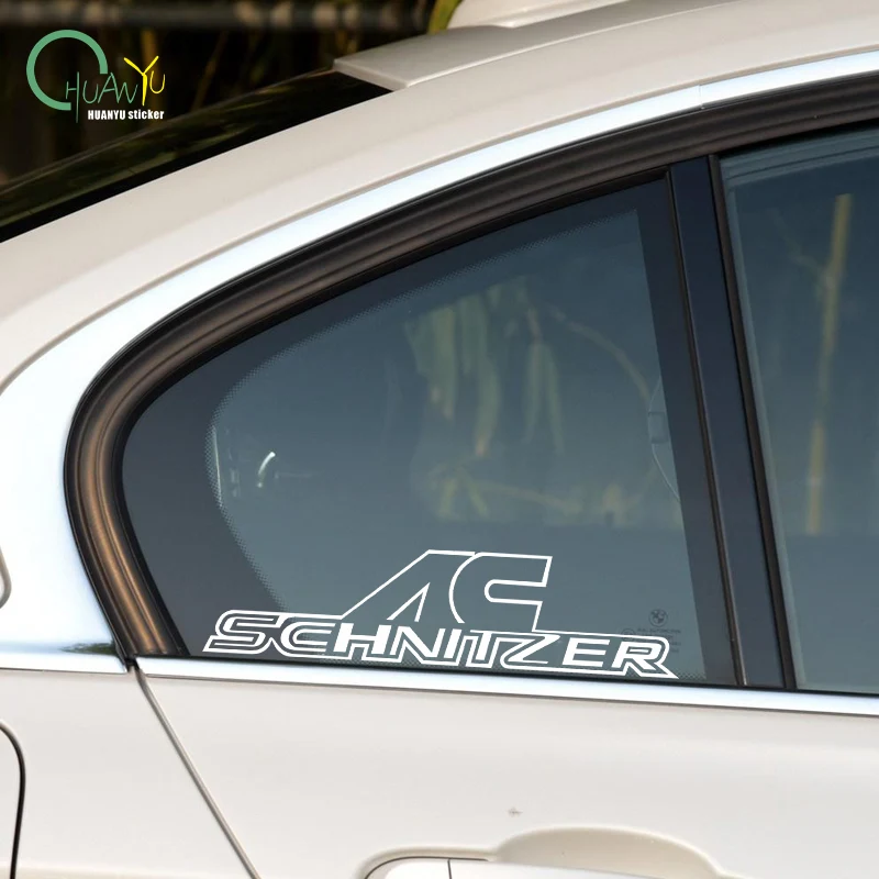 Car Styling Car Vinyl Decal AC Schnitzer Window Car Body PVC Carving Decal Sticker for BMW X1 X3 X5 X6 3series 5 Series 7 Series