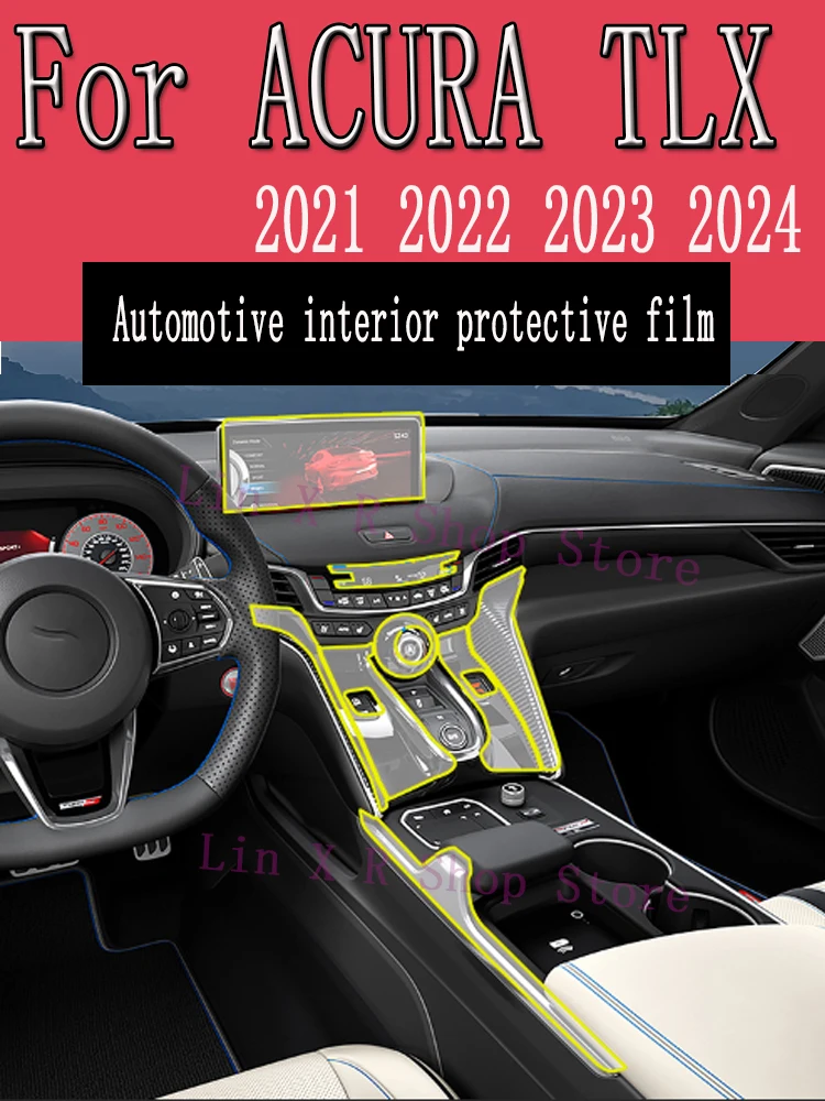 

Для ACURA TLX 2021 2022 2023 2024 панель редуктора навигации автомобильного интерьера защитная пленка ТПУ наклейка против царапин