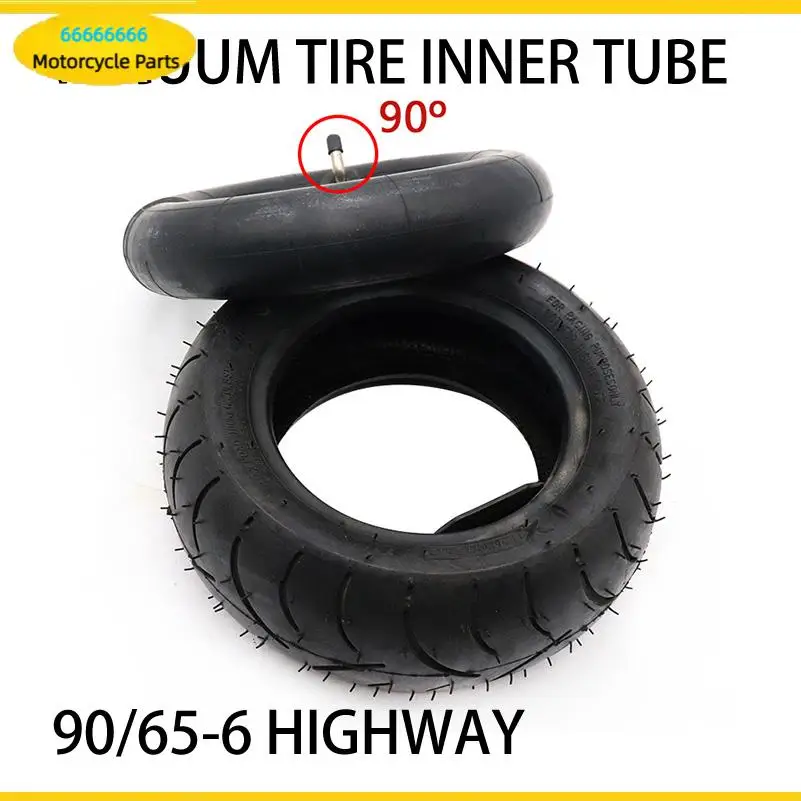 11 Inch Pneumatic Wheel Accessories 90/65-6 Tyre Inner Outer Tube Tubeless Tire for Electric Scooter Explosion-proof Tyres