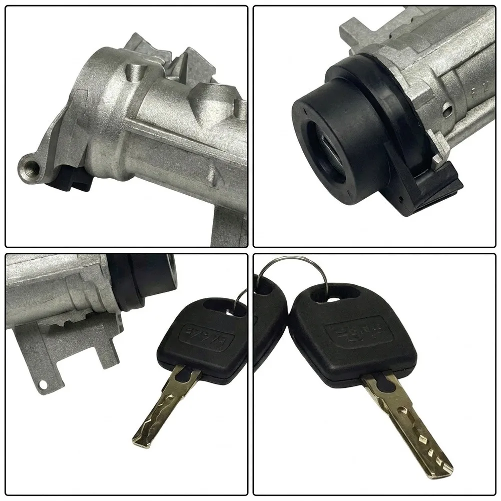 Ignition Switch Assembly with Lock Cylinder and Key for Golf For Jetta 2006-2011 Direct Fit OEM 1K0905841 1K0905851B