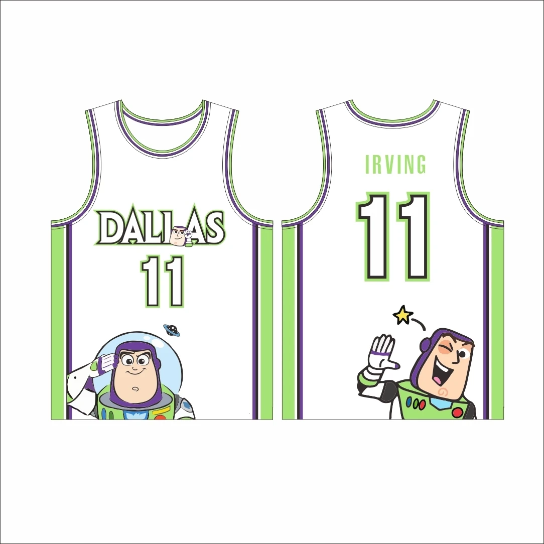 

UNDERWAY custom cartoon Buzz Lightyear student basketball uniform Owen jersey sports training vest