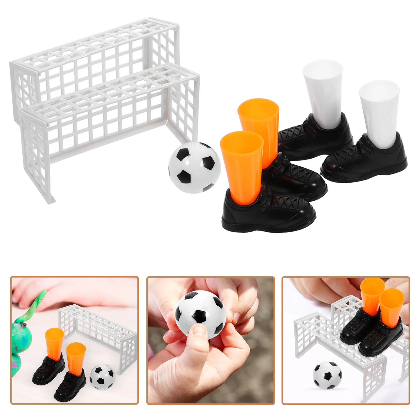 3 Pcs Mini Football Toy for Children Kids Desktop Game Table Adults Children’s Toys