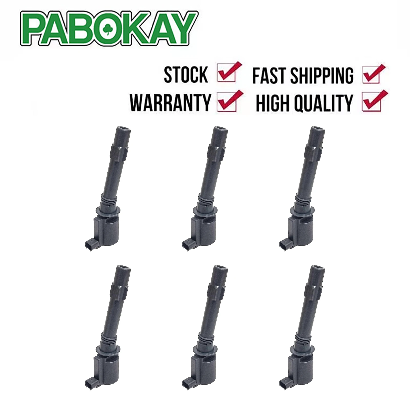 

6 pieces x Ignition Coil for Ford BA-12A366-A 5R2U-12A366-AA 3R2U-12A366-AA BA12A366A 5R2U12A366AA 3R2U12A366AA BAF12A366A