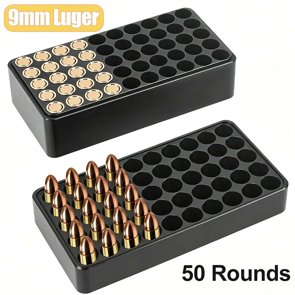 Image of 9mm Munitionsprüfer 50 Schuss Patronenprüfer für die Wiederaufladung von Munitionsbehältern