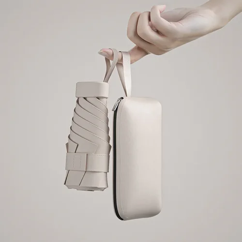 여성용 미니 캡슐 자외선 차단 햇빛가리개 우산, 포켓 자외선 차단, 가벼운 우산, 휴대용 파라과스  Best5