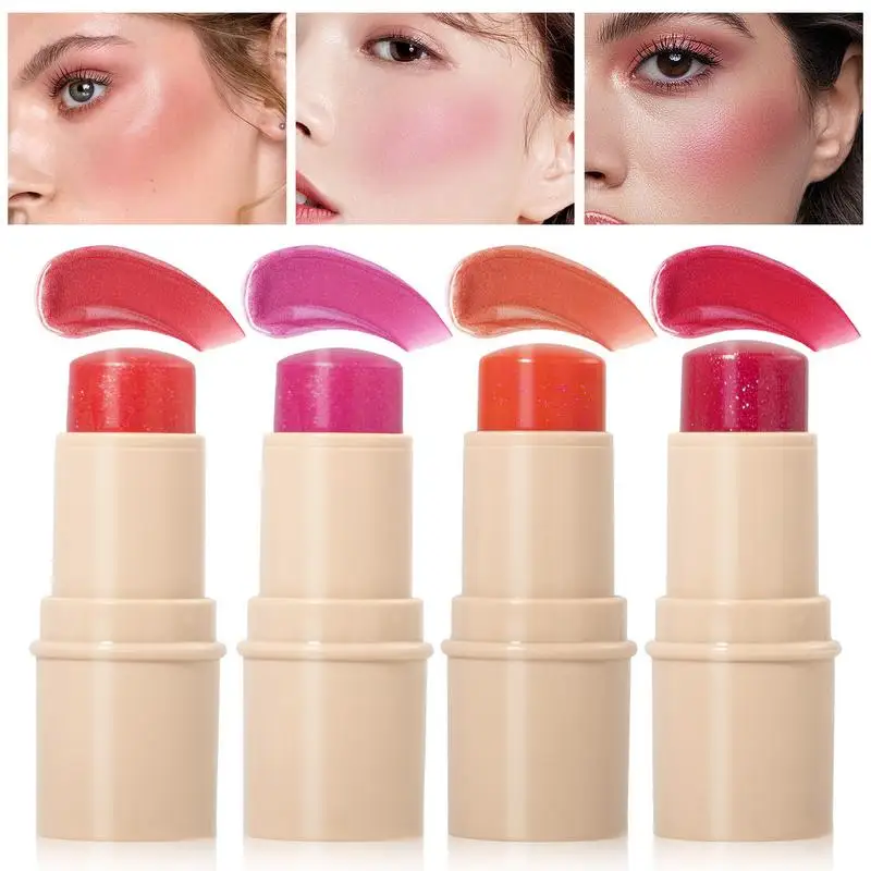 Cream Blush Stick For Cheeks Multi Stick Face Blush With Natural Color Cream Blush Przenośny róż w sztyfcie dla kobiet Dziewczyna