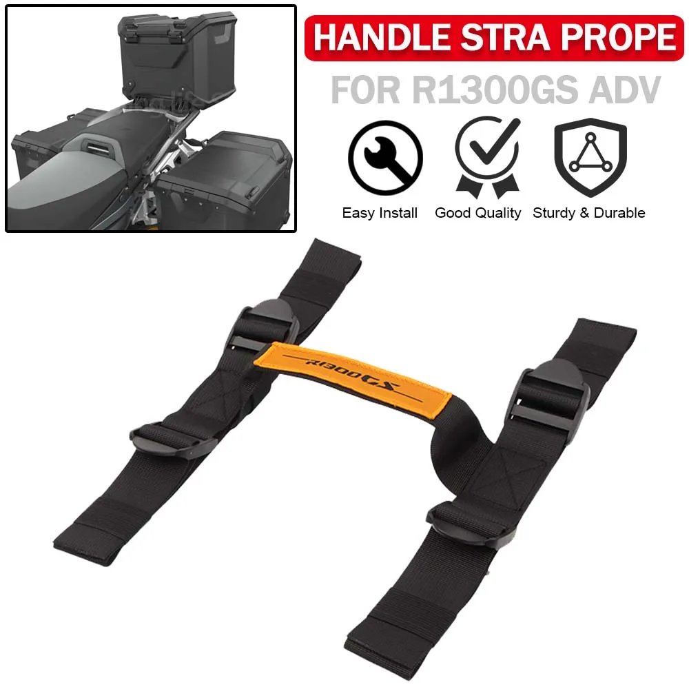 For BMW R1300GS ADV Motorcycle Aluminum Alloy Side Box Strap Top Case Handle Rope Belt R 1300 R1300 GS Adventure GSA 1300GSA