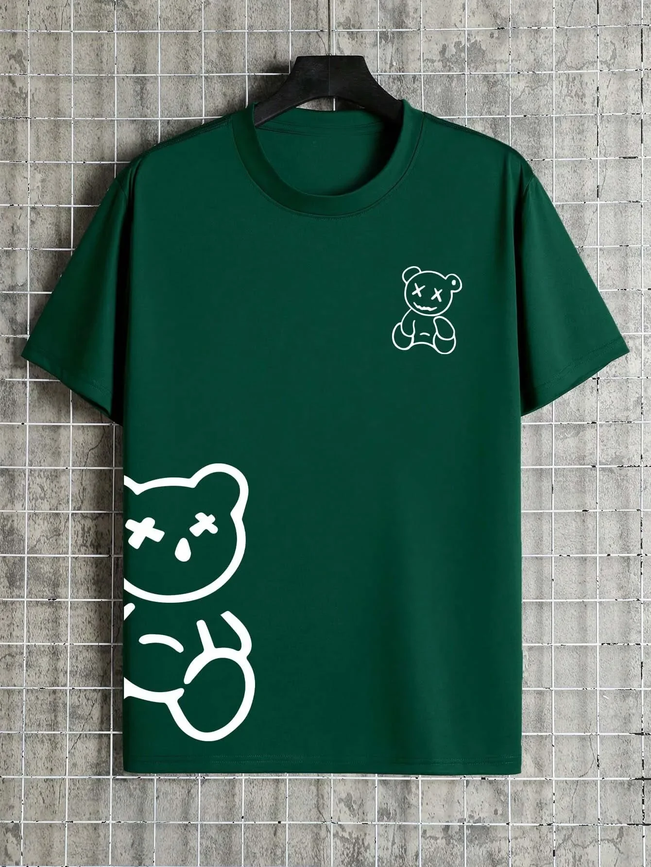 メンズ半袖フィットTシャツ,動物柄トップス,ラグジュアリー,ファッショナブル,個性,2022