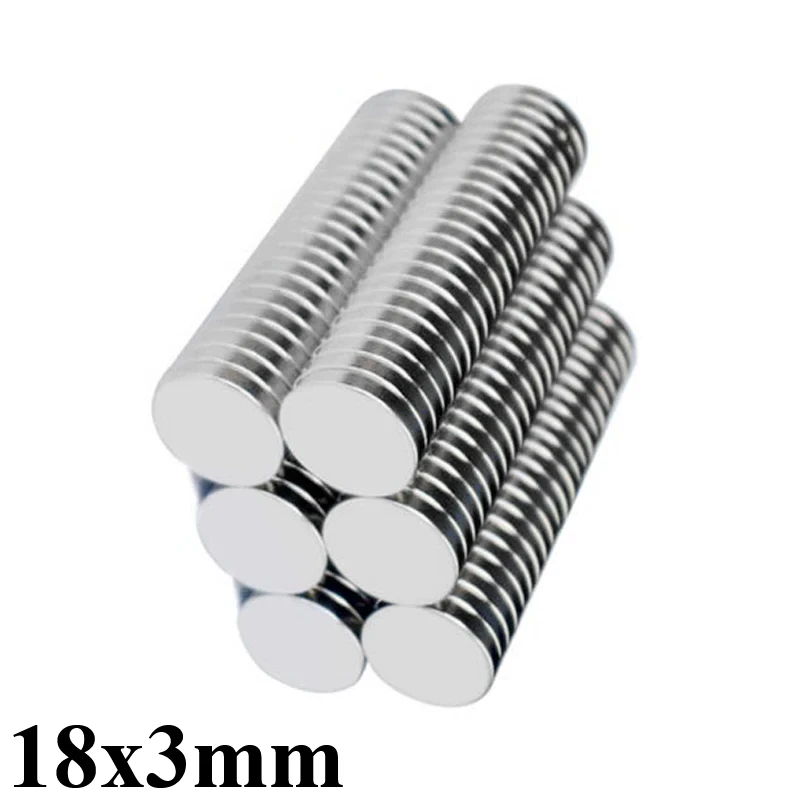 18x3mm Powerful Magnets Strong Round Magnets For Fridge, DIY, Building, Scientific, Craft, Education 18x3  18*3