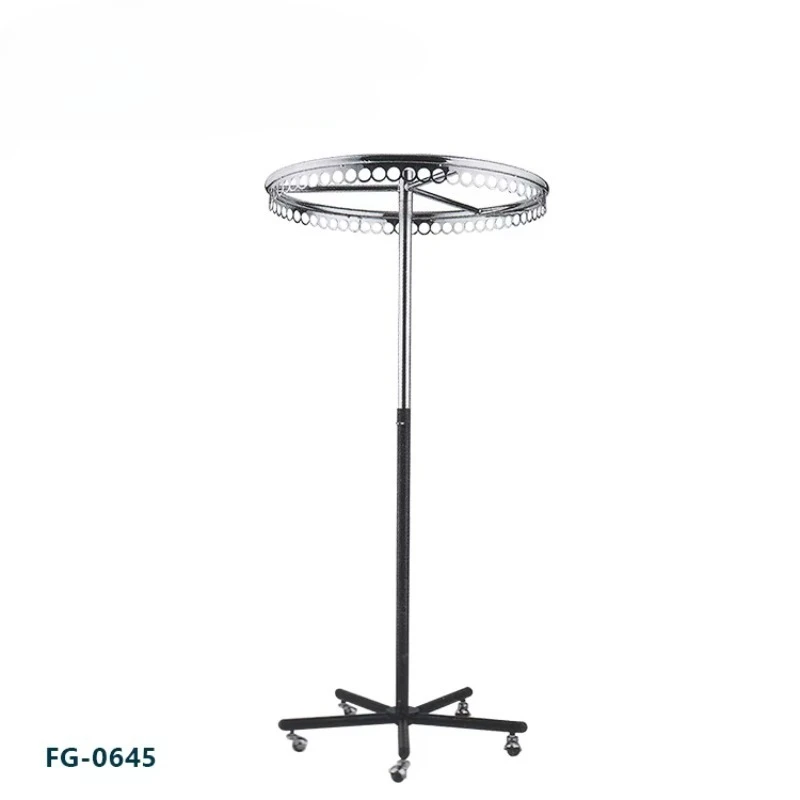 Jewelry store equipment three-layer metal jewelry display rack