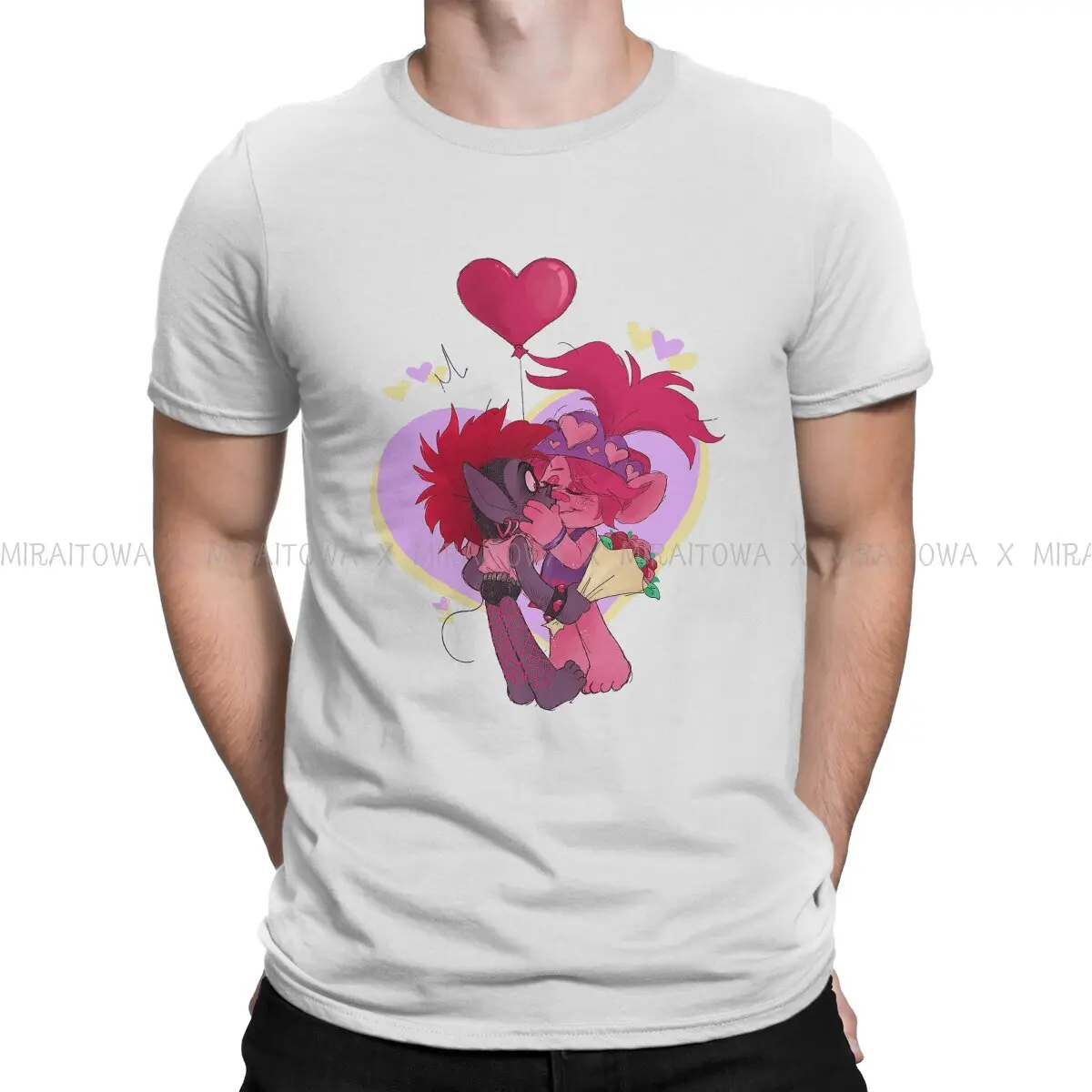 Trolls World Tour Movie Original TShirts Galentines Print Homme T Shirt New Trend Clothing 6XL