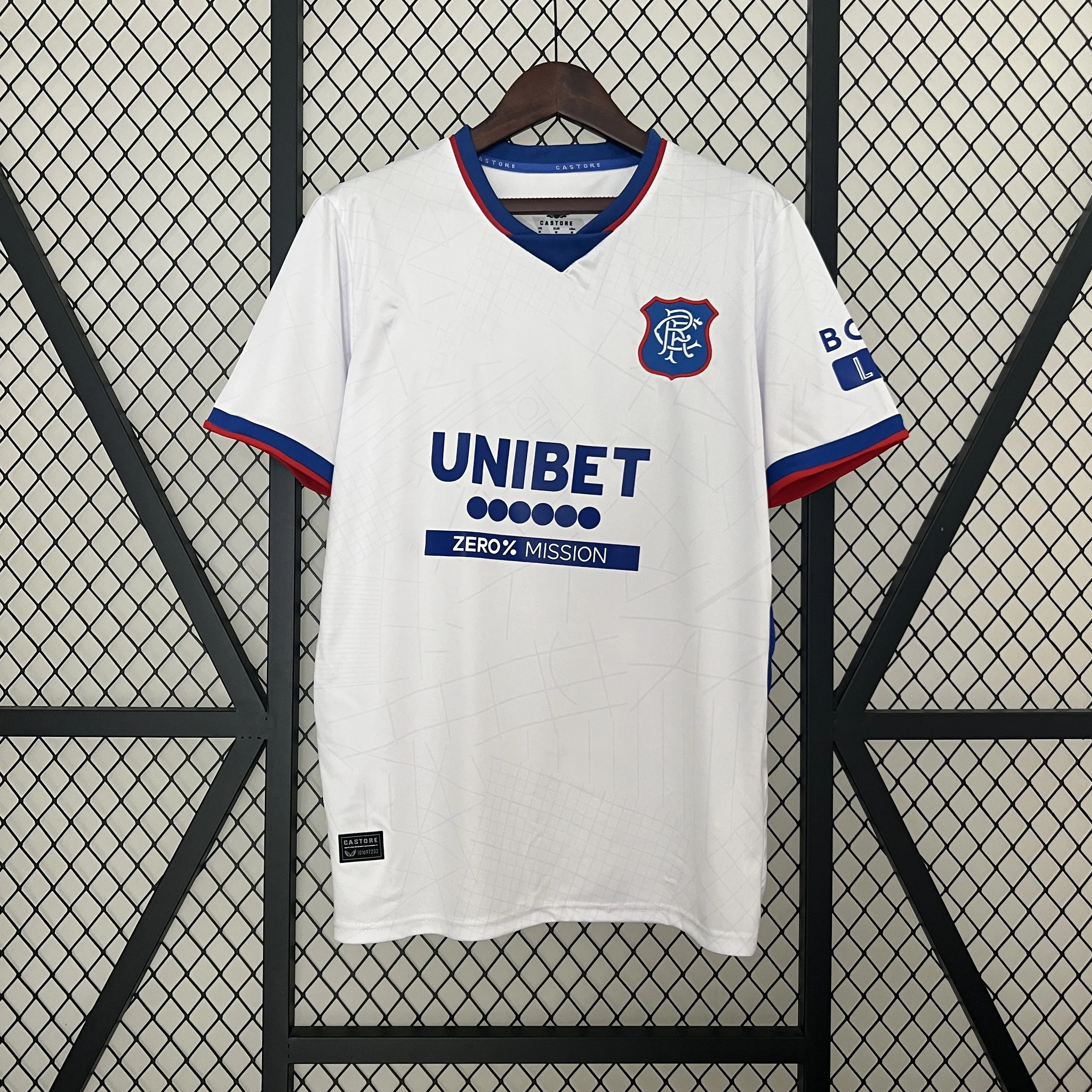 Men's 2024/25 Rangers Away White Kit Shirt