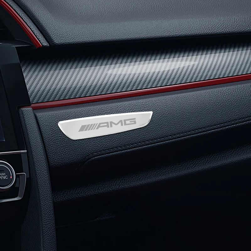 سيارة زخرفة المعادن الحاجز الجانب ملصق باب السيارة المعادن المضادة للتصادم قطاع لمرسيدس بنز AMG W203 W204 W205 W209 W210 W211