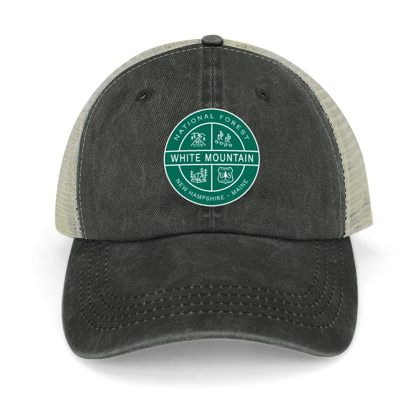 

White Mountain National Forest Heraldic Logo Baseball Cap Luxury Man Hat Fishing cap Anime Hat Men Hats Women's