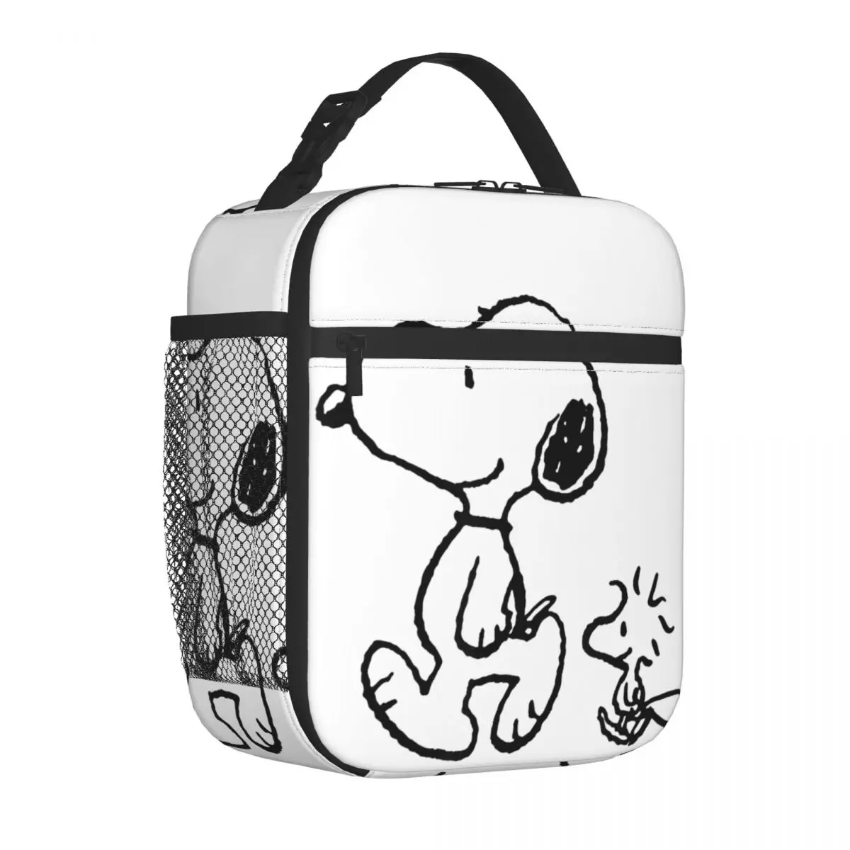 

Изолированная сумка для обеда Snoopy Woodstock Walk, термосумка, контейнер для обеда, мультяшная сумка для обеда, сумка для мужчин и женщин, работа, пикник