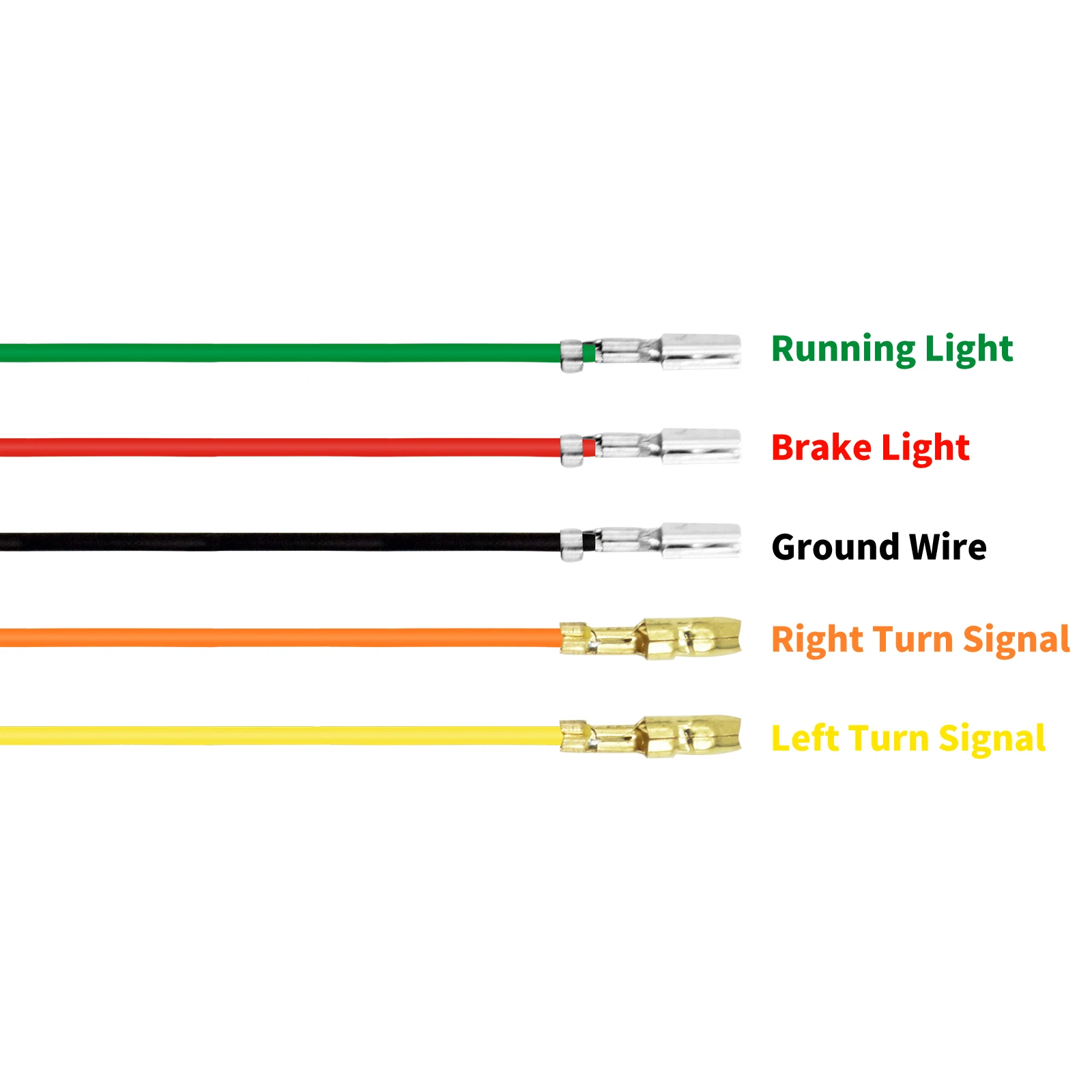 Motorcycle Rear LED Tail Light Amber Turn Signal Running Lamp Brake Stop Indicator For Kawasaki ZX6R Z800 2013-2016 Z125 2013-22