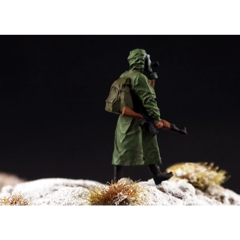 2025 جديد 1/72 مقياس تشيرنوبيل جنود فيلق المواد الكيميائية 1 قطعة أرقام نموذج اللعب DIY المشهد ملحق عمل الشكل العرض