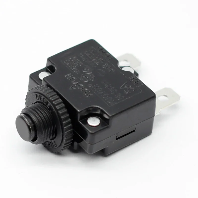 Kuoyuh 88 Series 3A-30A Plastic Nut Resettable Thermal Motor Protection Circuit Breaker