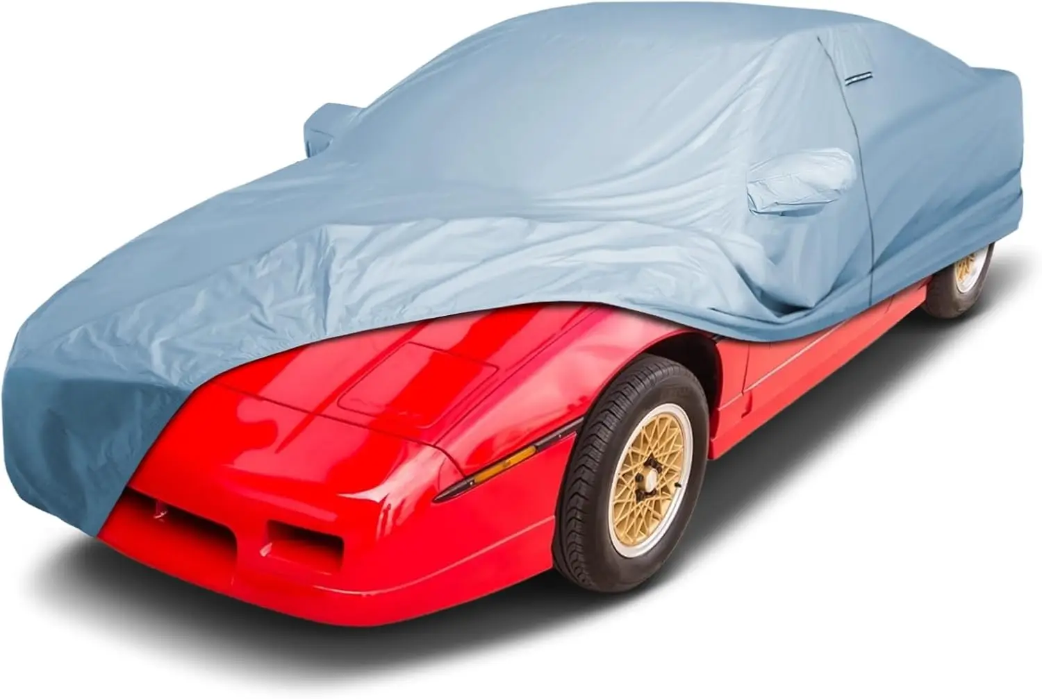

Custom Fit Car Cover for 1985-1988 Pontiac Fiero GT Fastback, Waterproof All-Weather Protection, Heavy Duty with Straps and Storage Bag