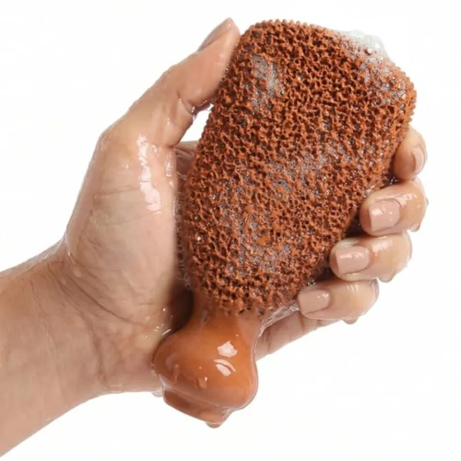 Pumice Stone for Feet Lasts 5+ Years Foot Exfoliator Scrubber Callus Remover Made of Natural Terra-Cotta