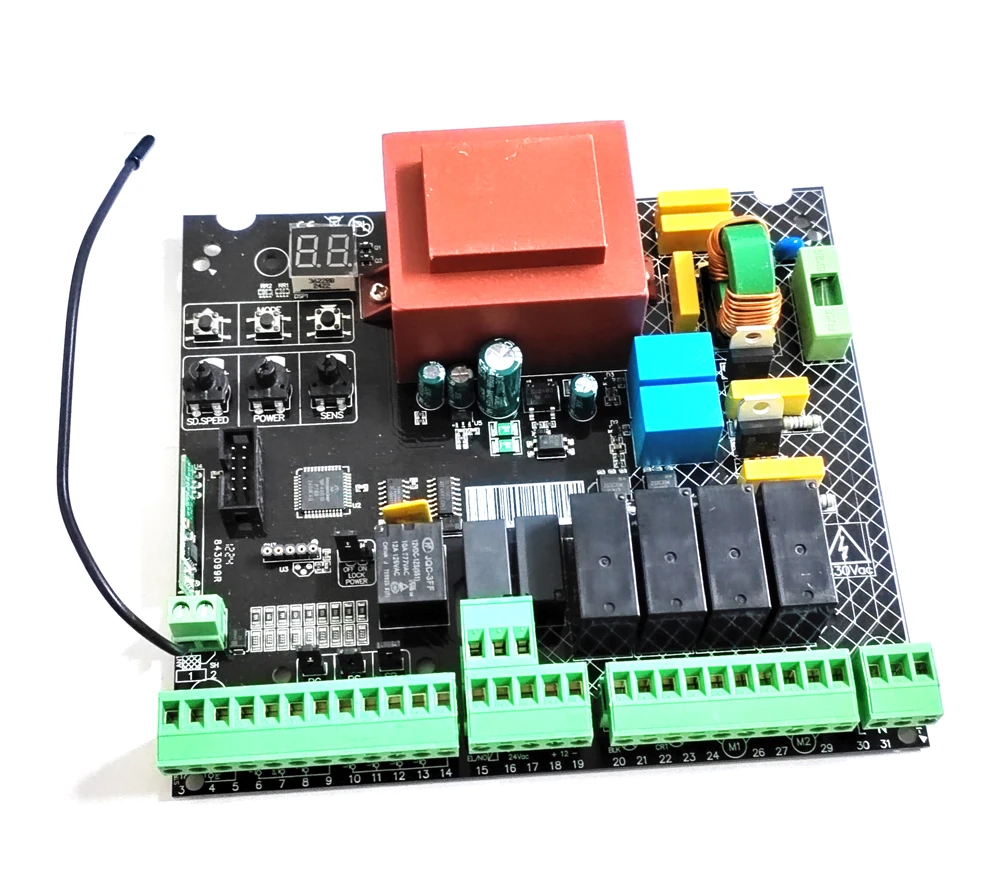 230VAC Power input Swing Gate opener board card chip circuit board controller Control Panel remote control optional