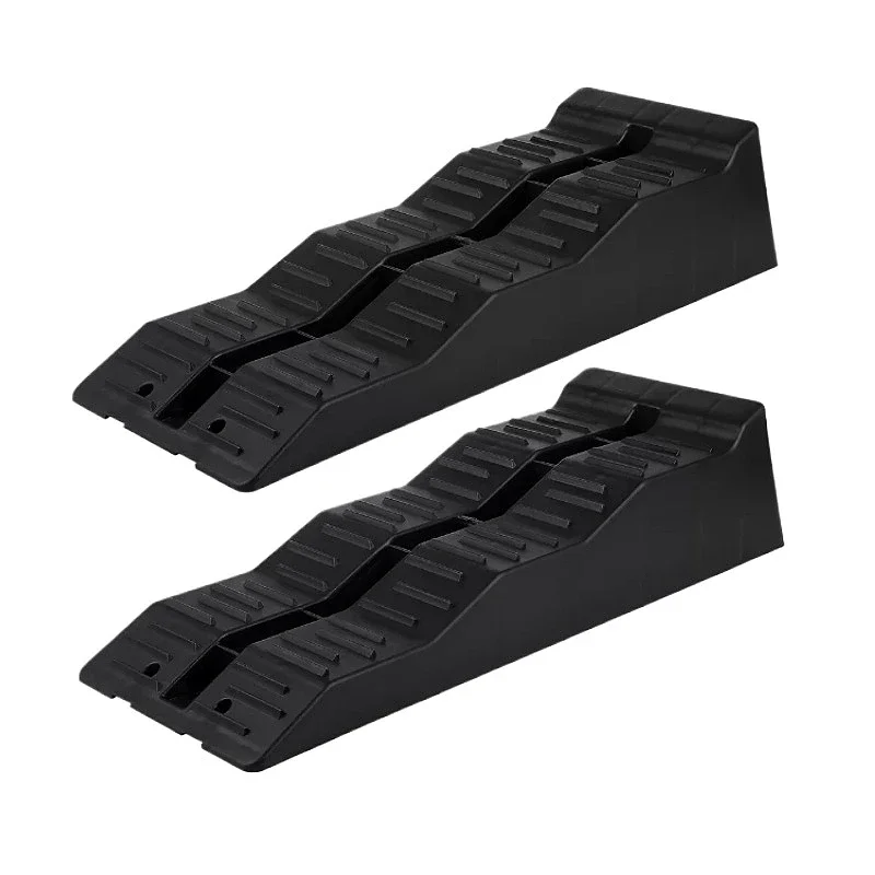 2PCS Levelling Block Ramp 3.5/5T for RV Caravan Campervan Trailer Heavy Duty Ramps Tire Pad Auto Ramps 3 Stage Wheel Pad