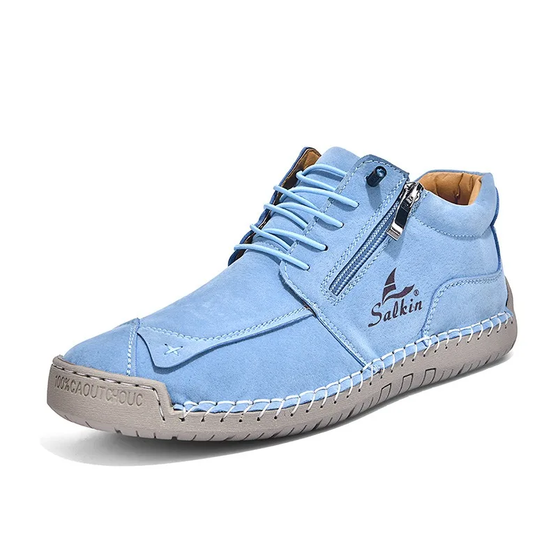Herren-Freizeitschuhe, hohe Sneakers, Herren-Outdoor-Stiefeletten, atmungsaktiv, bequem, weiche Sohle, luxuriöse, modische Herrenschuhe – Detail 10