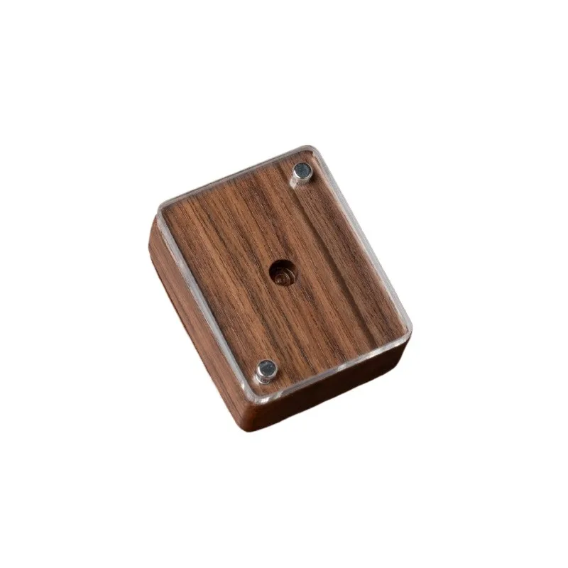 For mahjong bobbin, black walnut 1g, golden bean storage box, gold box, packaging jewelry box.