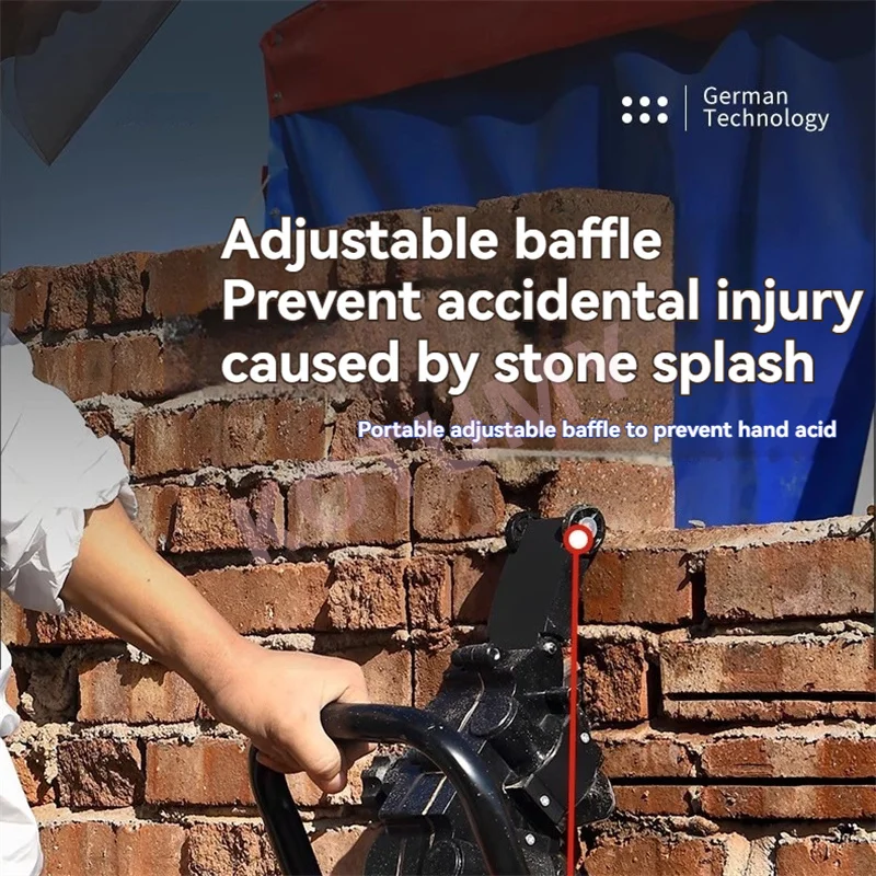 Cement Pavement Cutter 8900W No Adjustment Required Concrete Road Cutting Machine 30cm Deep Cutting Marble Cutter