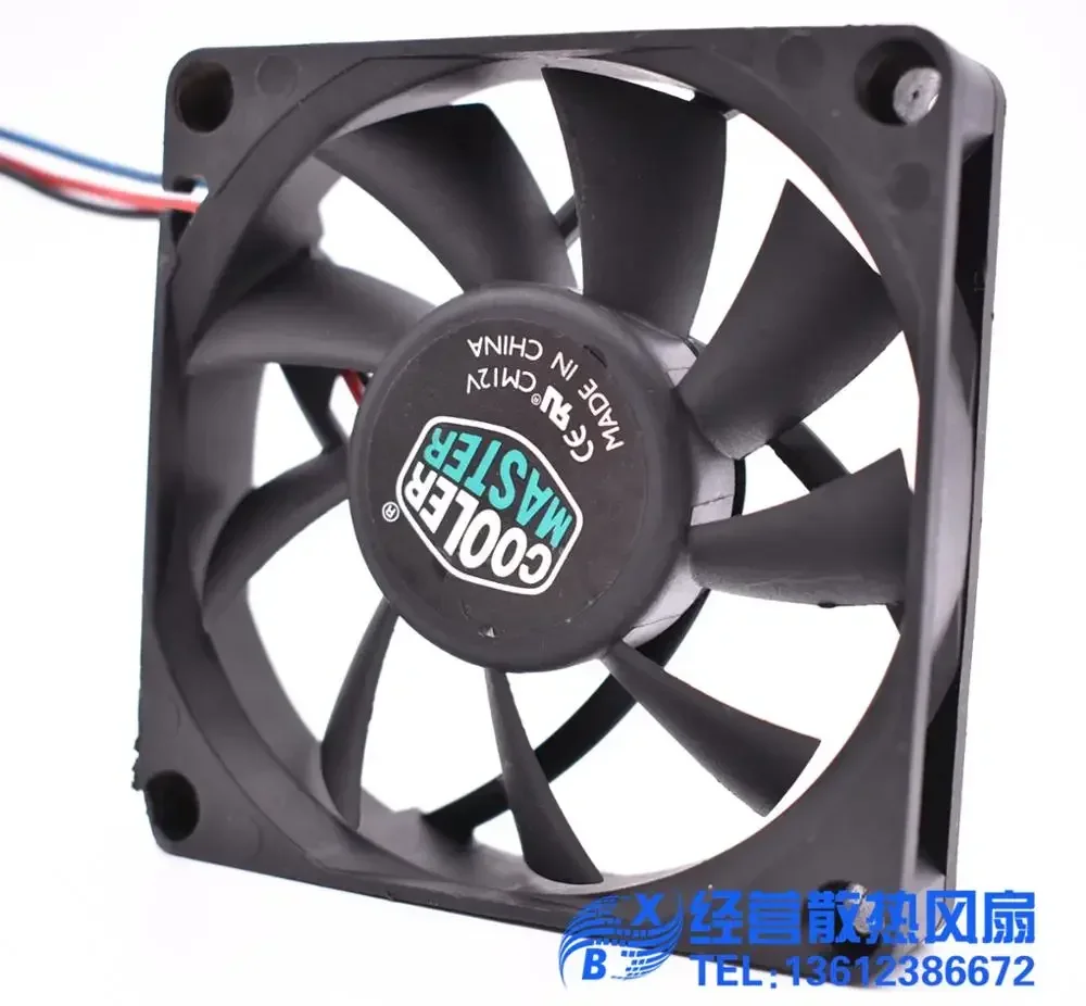pa Original Delta AFB0712MB 7015 70*70*15MM 70MM AMD CPU Cooling fan 12V 0.24A  with 3pin
