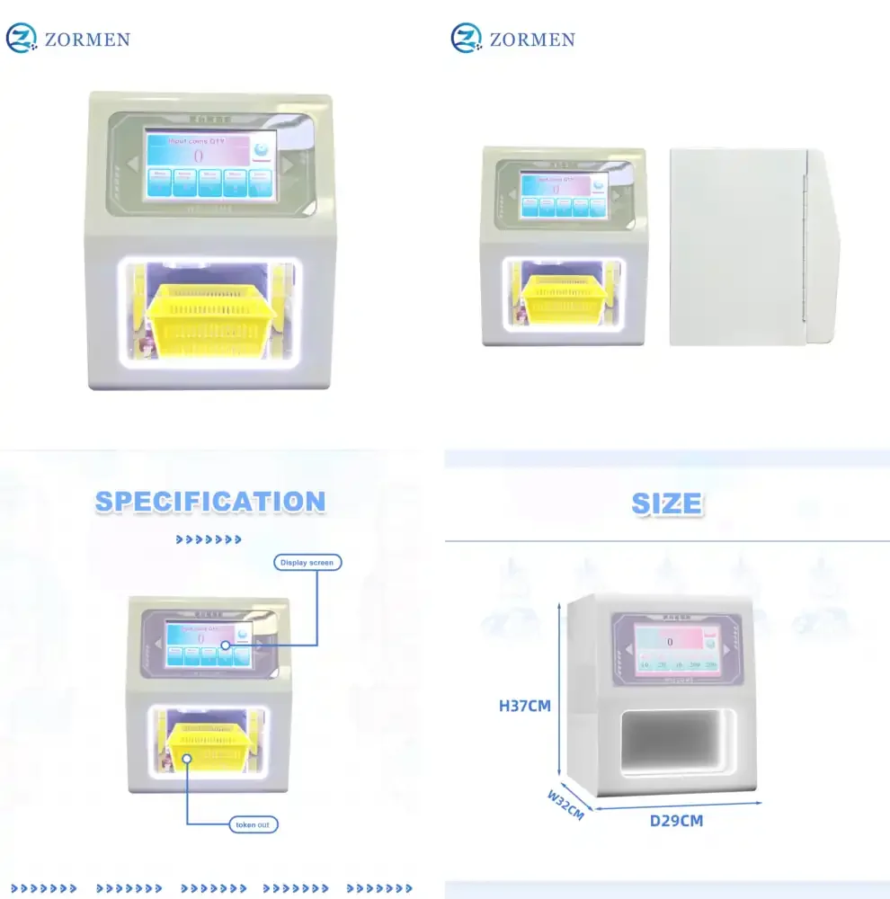 Hot Sale Mini Cash Bill to Coin Exchange Counter Token Machine for Amusement Claw Crane Game Dispenser