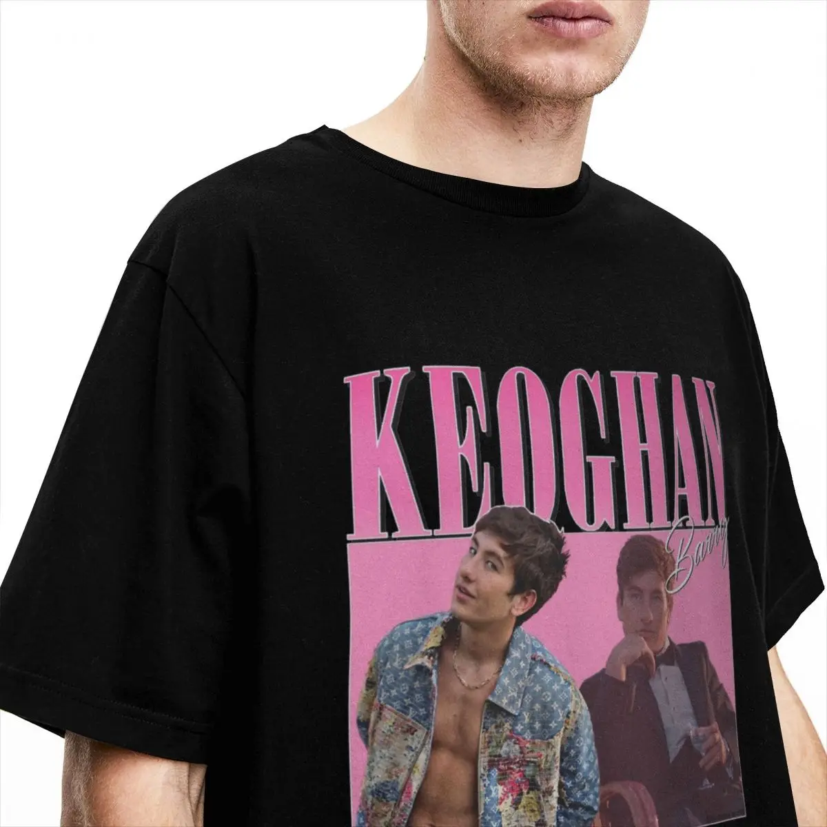 Men Women Barry Keoghan Shirt Accessories 100% Cotton Tops T-shirt Streetwear Tee Shirt All Seasons