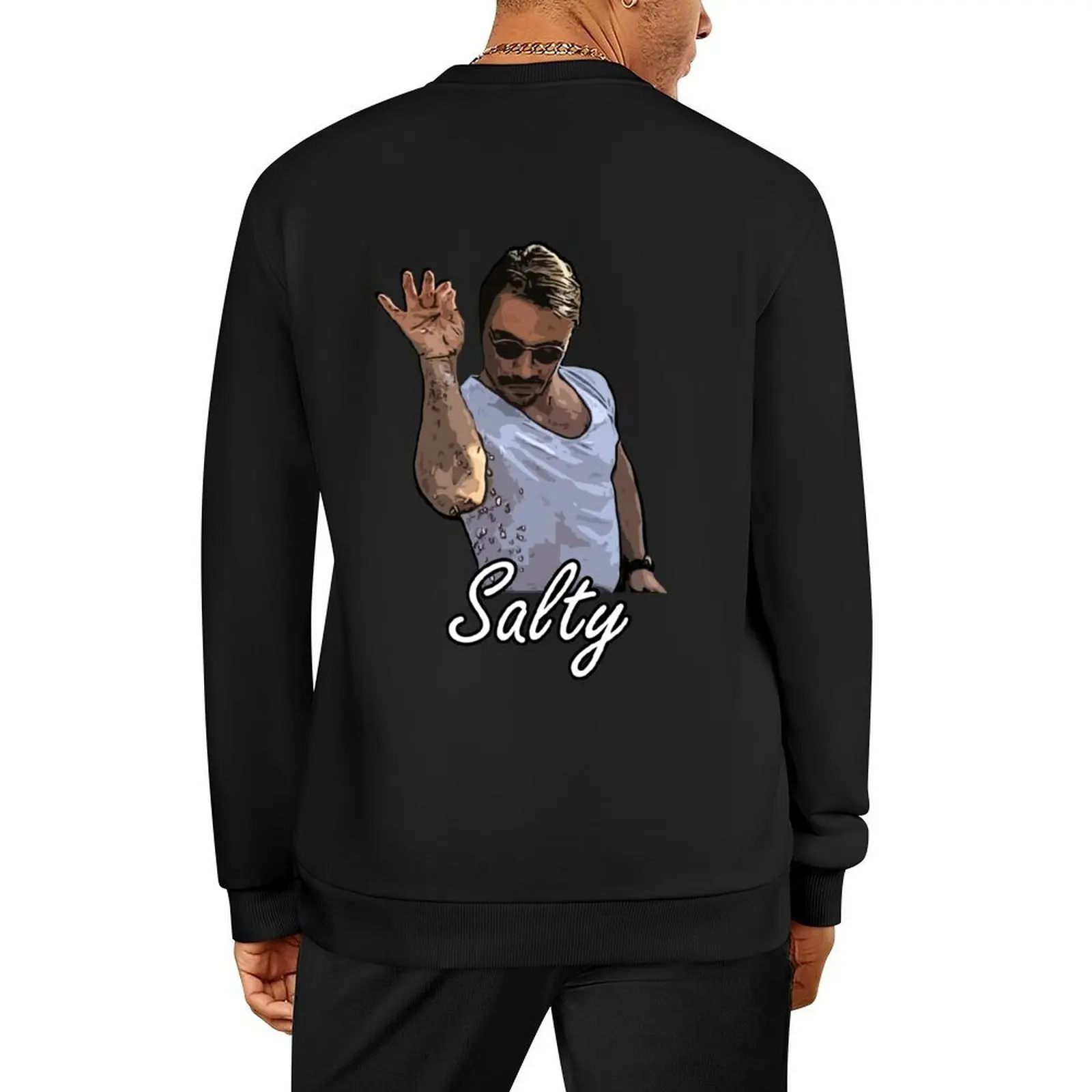 

Salt Bae Meme Salty Pullover autumn jacket men men wear mens clothes korean style clothes sweatshirts men