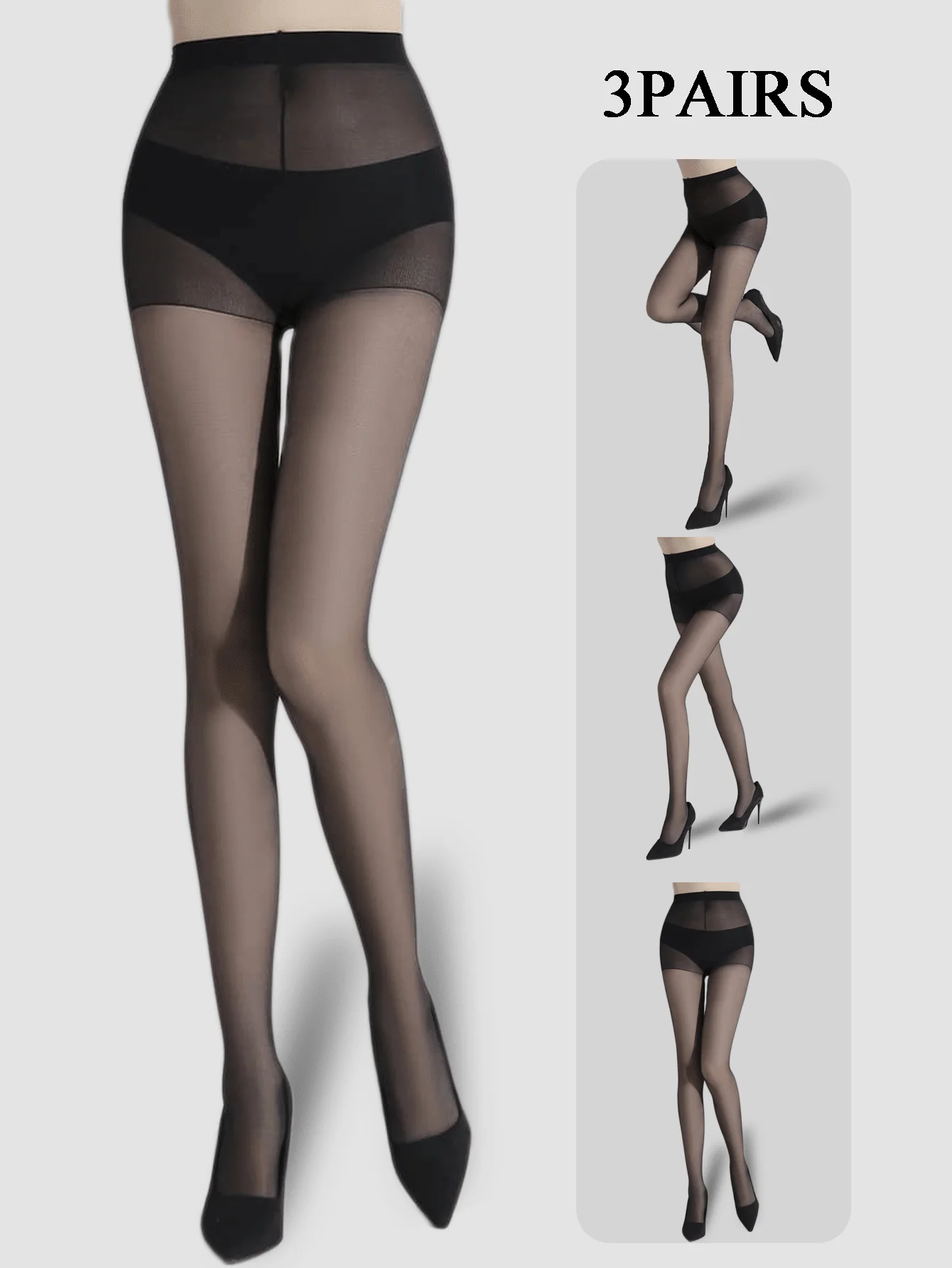 

3-Pairs women Sexy summer New Breathable High Quality Patterned slim Fashion Elastic Polka dot Pantyhose