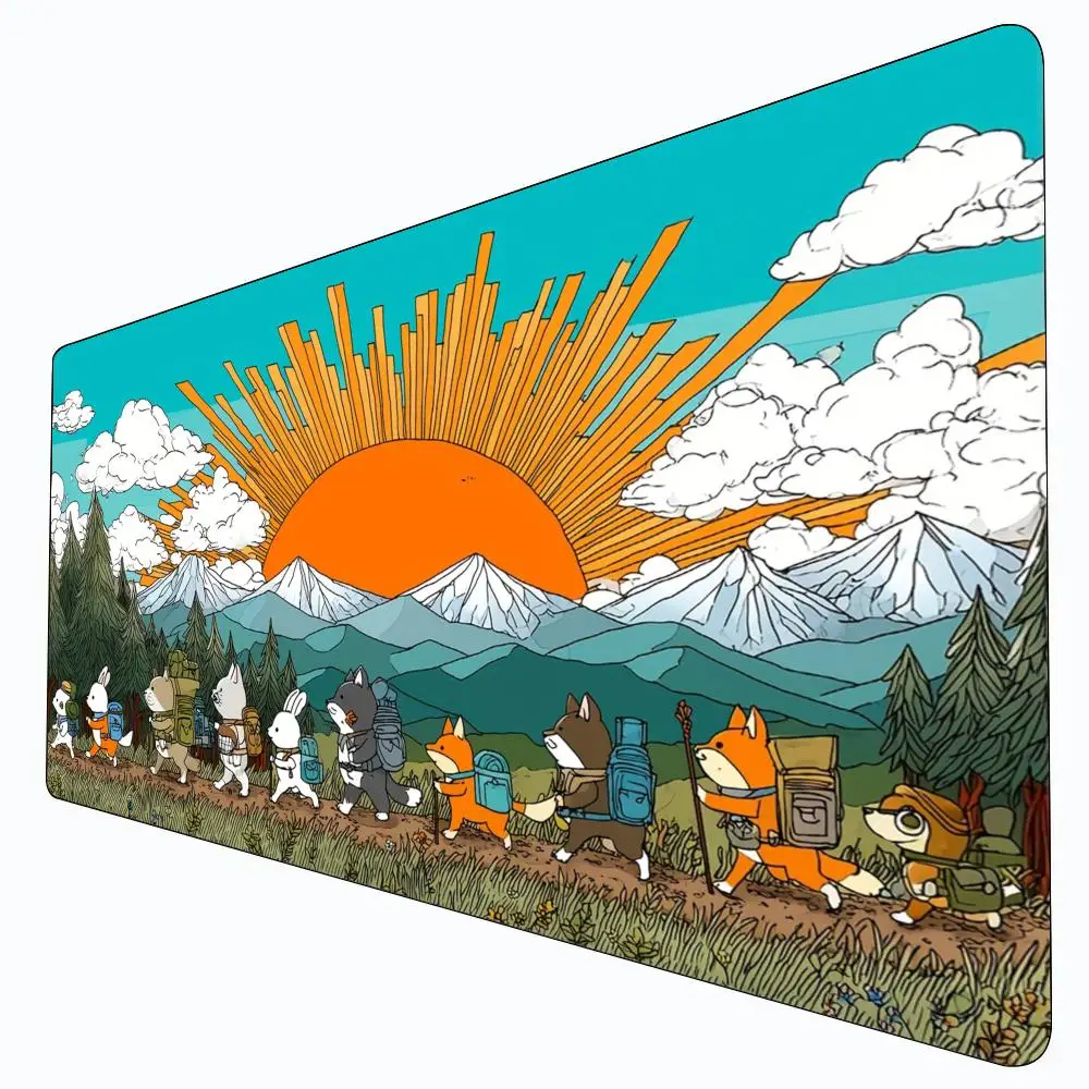 

Vibrant cartoon illustrations MTG Playmat Magic Card Battle Mat Non-Slip Durable 35X60CM Commander playmat tapete magic mtg