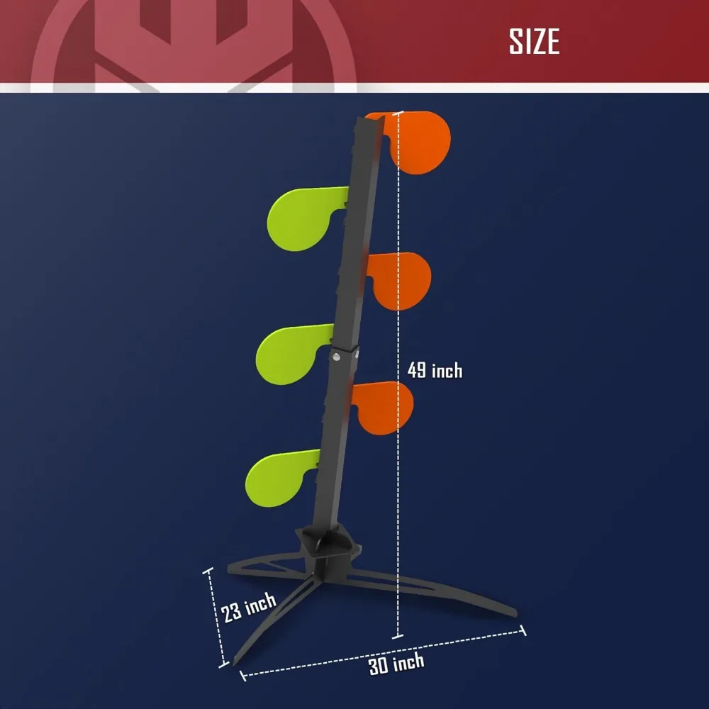 AR500 Steel Dueling Tree Shooting Target Kit 6 Paddles 3 8 Thick 6 Inch Diameter