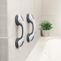 With Shower Handle Non-slip Support Toilet Bathroom Safety Grab Rod Handle Vacuum Suction Cup Suction Cup Handrail