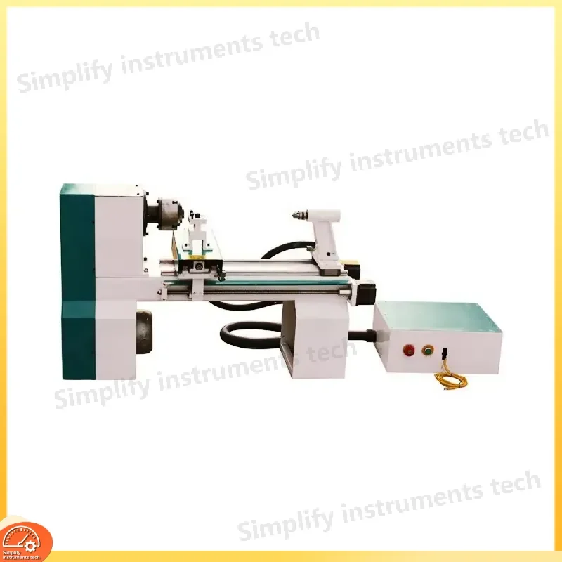 Mini Desktop Woodworking Lathe Small DIY Craft Bead Vase Turning Tool Benchtop Wood Lathe for Hobbyist Art Projects