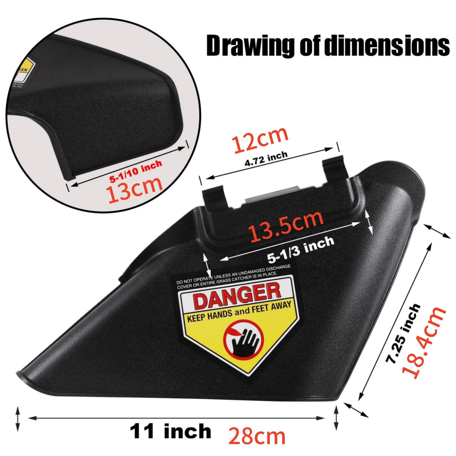 731-07486 Side Discharge Chute For Most 21