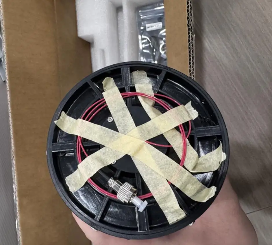 

FPV Optical Fiber Image Data Module 3KM/5KM/10KM/15KM/20KM 0.26mm Relay Extender Module Anti-Interference Built in Sky End