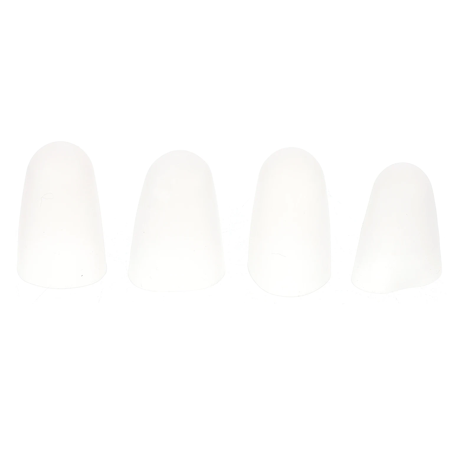 

4 Pcs Guitar Finger Caps Silicone Fingertip Cover Lightweight Elastic Anti Pain Protectors Guards Musical Instruments