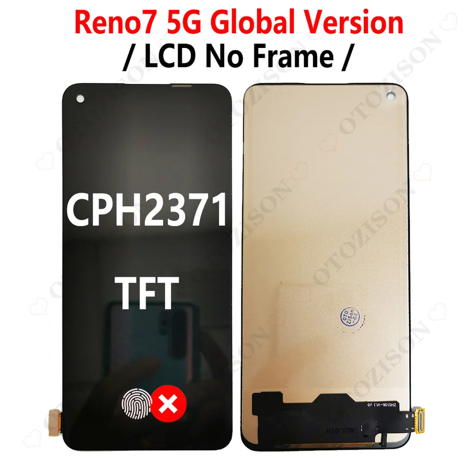 AMOLED Display For OPPO Reno7 LCD Reno 7 5G Global Version CPH2371