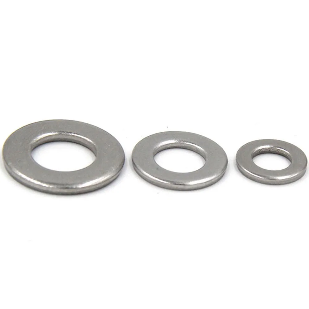 316 Stainless Steel Flat Washers DIN125 M2 M2.5 M3 M4 M5 M6 M8 M10 M12 M14 M16 M18 M20 M22 M24