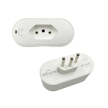 Brasil Homekit WiFi Tomada Temporização Siri Voz Controle Remoto Plug 16A Automação Doméstica