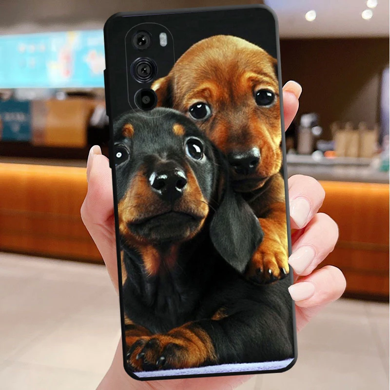 

Phone Case For Motorola Edge 50 40 Pro 60 50 40 30 Ultra Neo Fusion Moto G85 G72 G53 G54 G84 G13 G32 Dachshund Dog