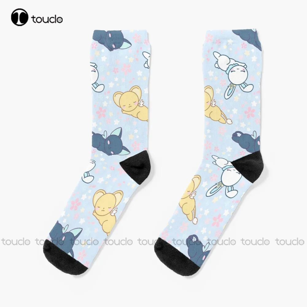 Cardcaptor Sakura Sleeping Guardians Socks Winter Socks For Women 360° Digital Print Comfortable Best Girls Sports Funny Gift