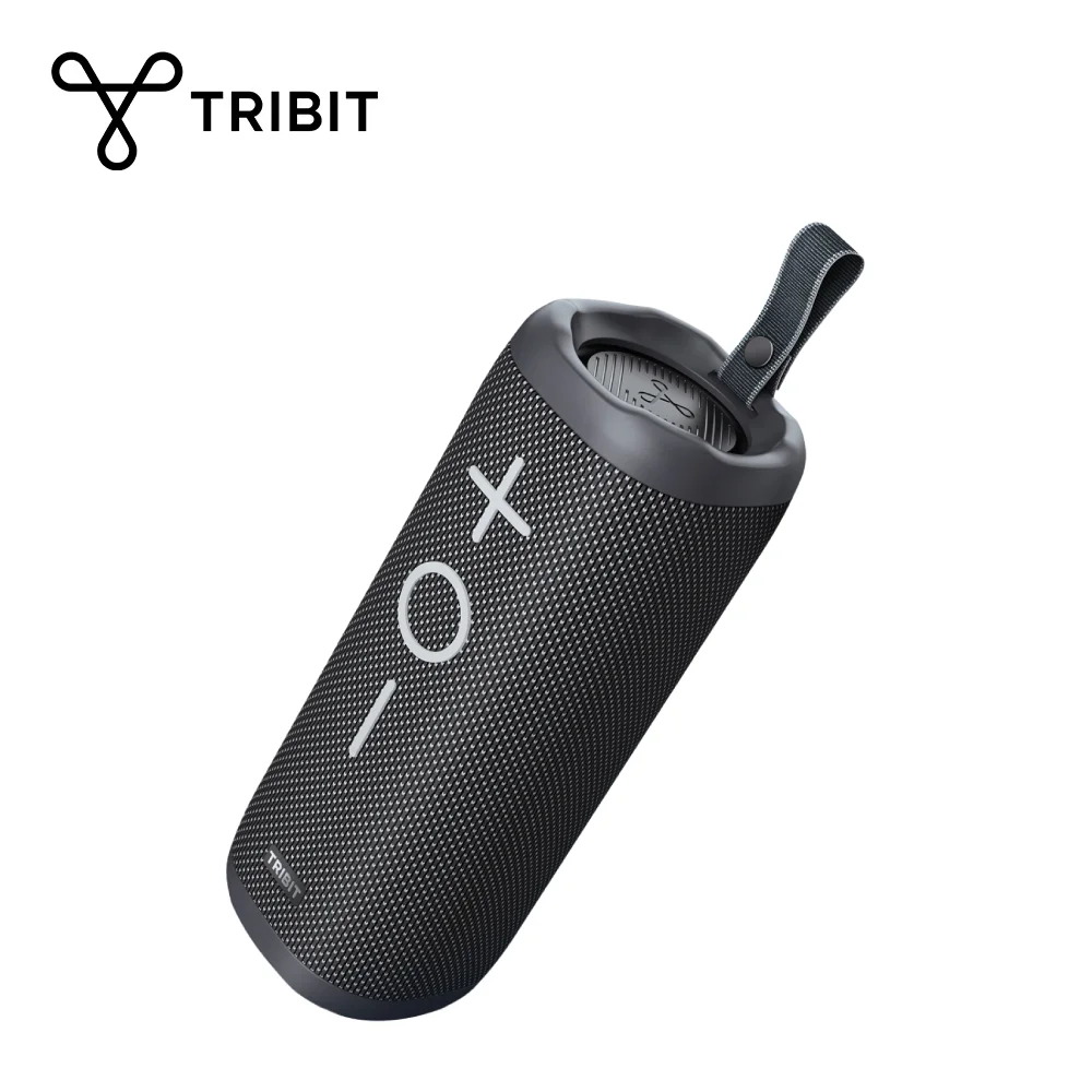 TRIBIT StormBox 2 Tragbarer Bluetooth-Lautsprecher, 34W Leistung, IPX7 Wasserdichter Kabelloser Lautsprecher mit 24-Stunden-Abspielzeit für Camping, Wandern