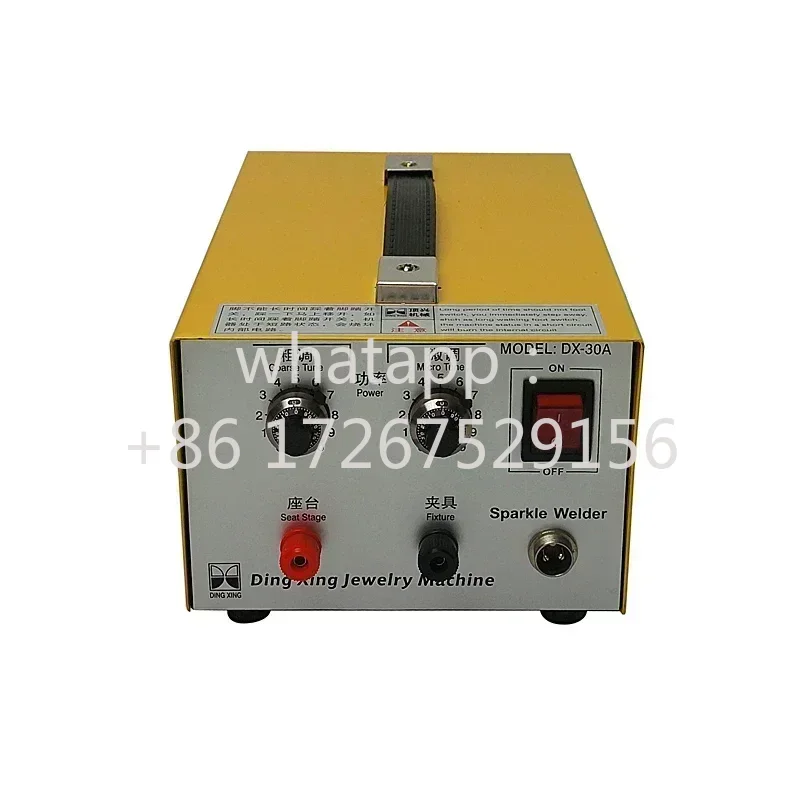 DX-30A Handheld Laser Spot Welder 220V 400W 30A Laser Welding Machine for Platinum Silver Gold Steel Welding