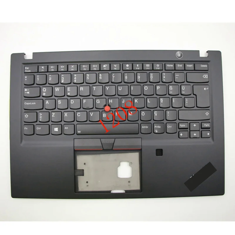 New Original for Lenovo laptop FRC-cover with keyboard ASM Turkish backlit KBD FPR black 02hm305