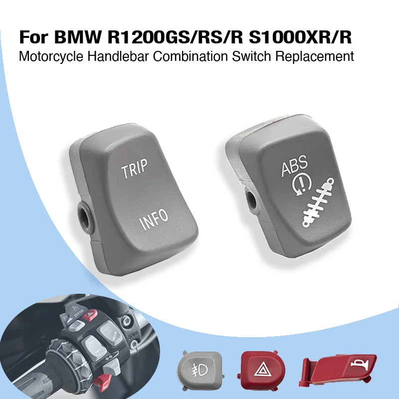 

for BMW R1200GS R1200RS R1200R S1000R S1000XR Motorcycle Handlebar Switch Button Start Button Replacement Button Left Right